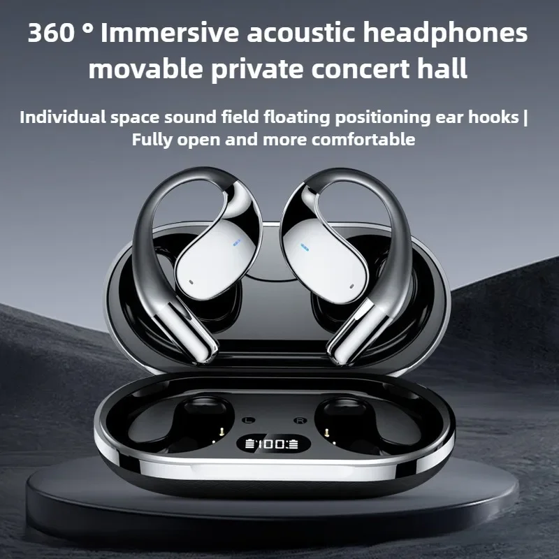 Bluetooth Headset On Ear - AI Translation YYK-Q39 Open Bluetooth Headset