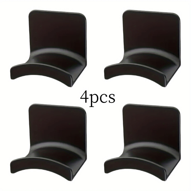 4Pcs Black Adhesive Headphone  - Headphone Stand Desk 评论和价格