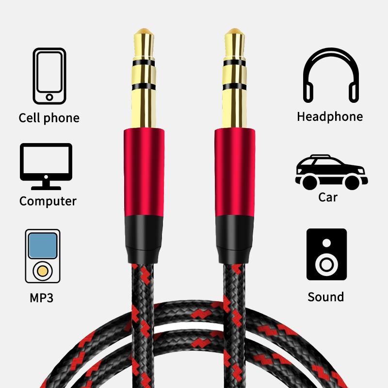 3.5mm Jack Extension Audio Cab - Earphone Splitter Jack 评论和价格