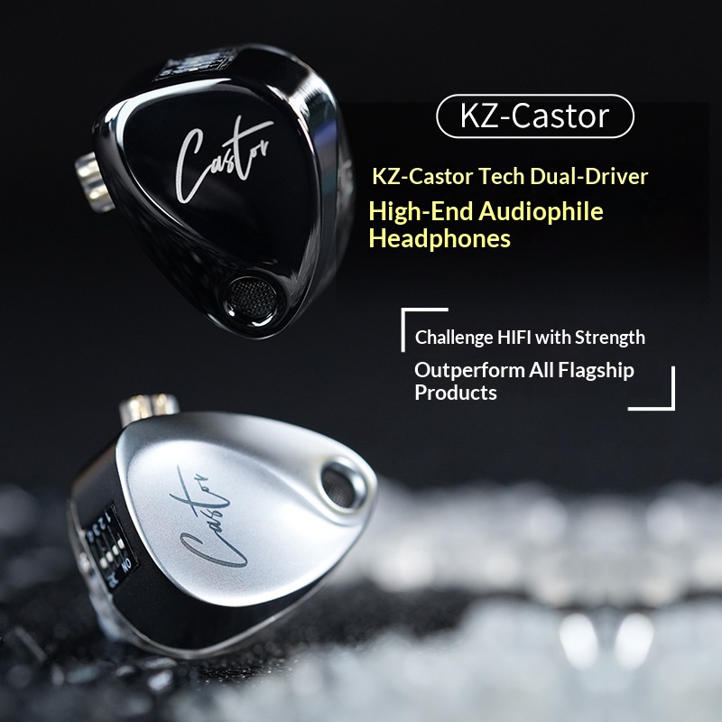 KZ Castor In Ear Wired Headpho - Audiophile Headphone Wired 评论和价格