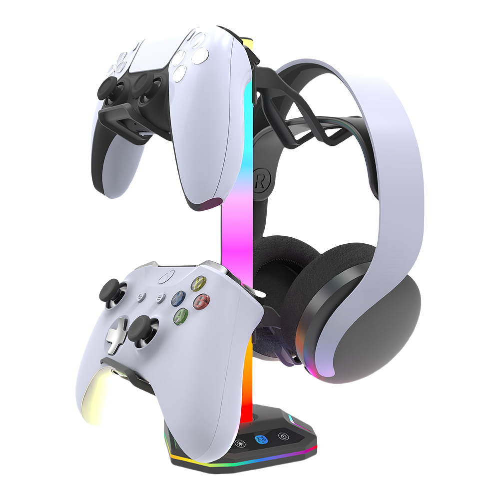 RGB Controller Stand For PS5/X - Headphone Stand Desk 评论和价格