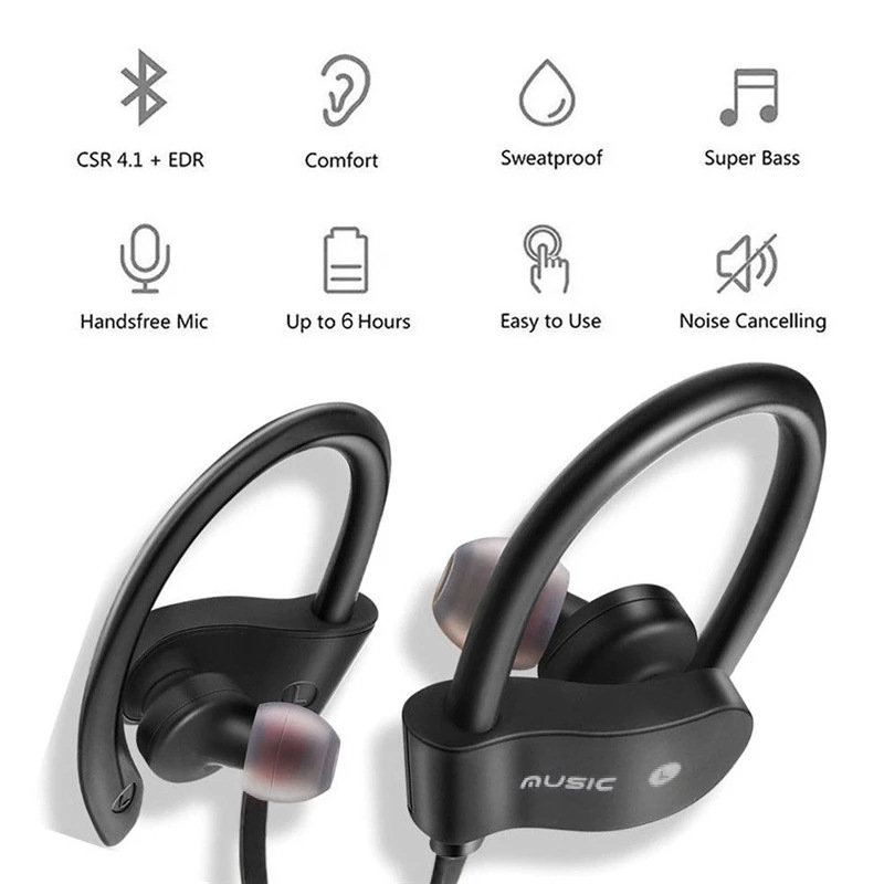 Sports Wireless Bluetooth Head - Sports Earphone Hook 评论和价格