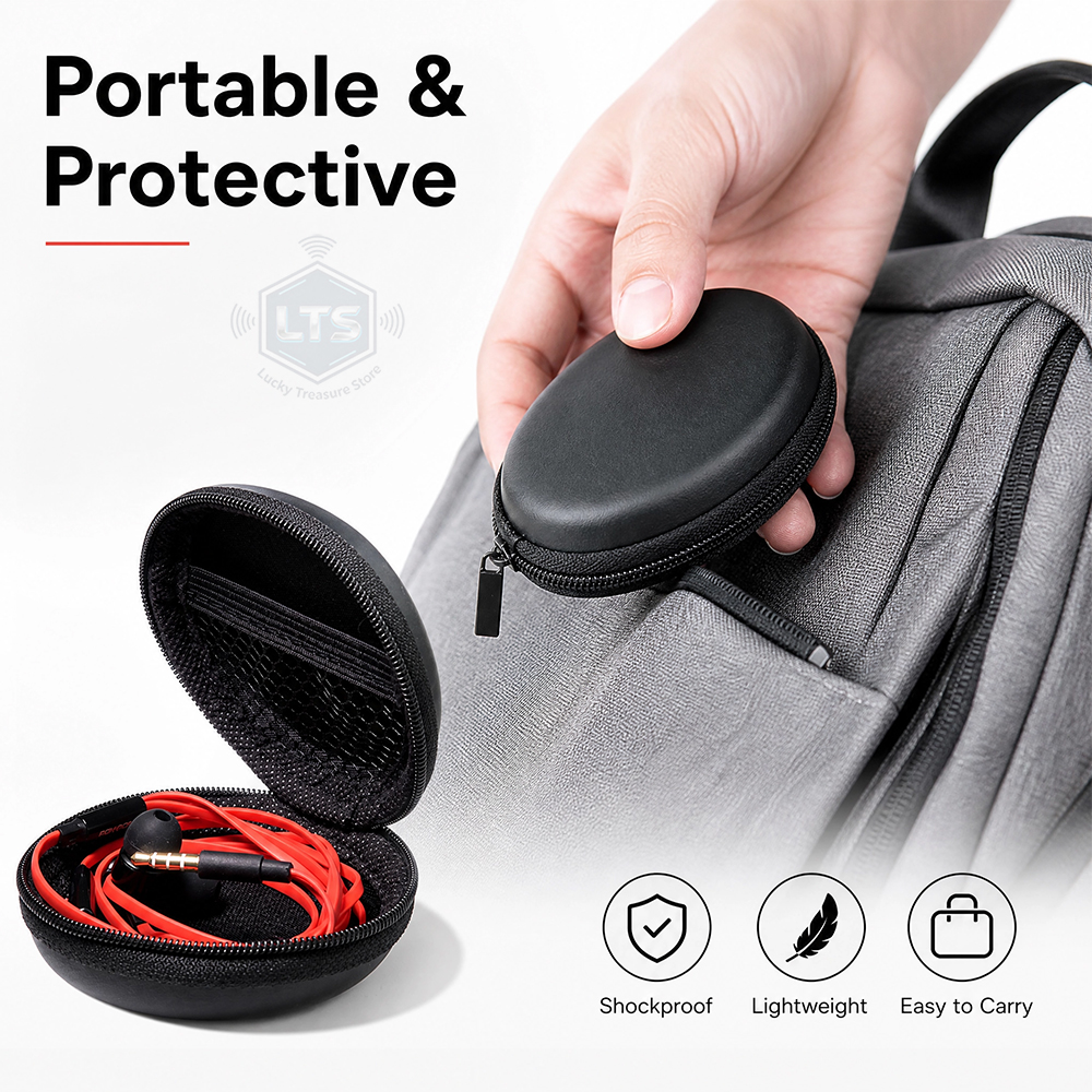Portable EVA Earphone Storage  - Headphone Case Hard 评论和价格