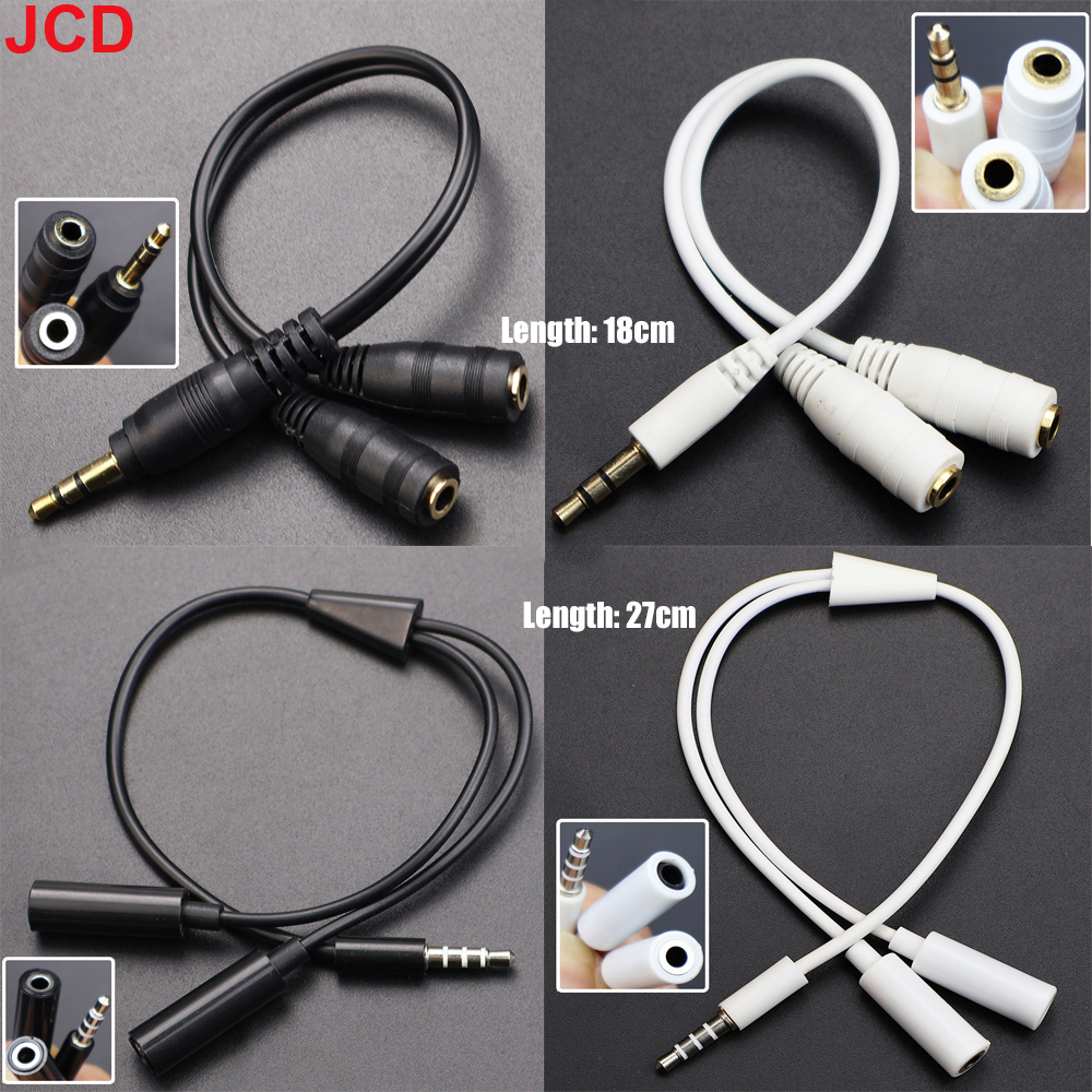 JCD 1Male to 2 Dual Female Y S - Earphone Splitter Jack 评论和价格