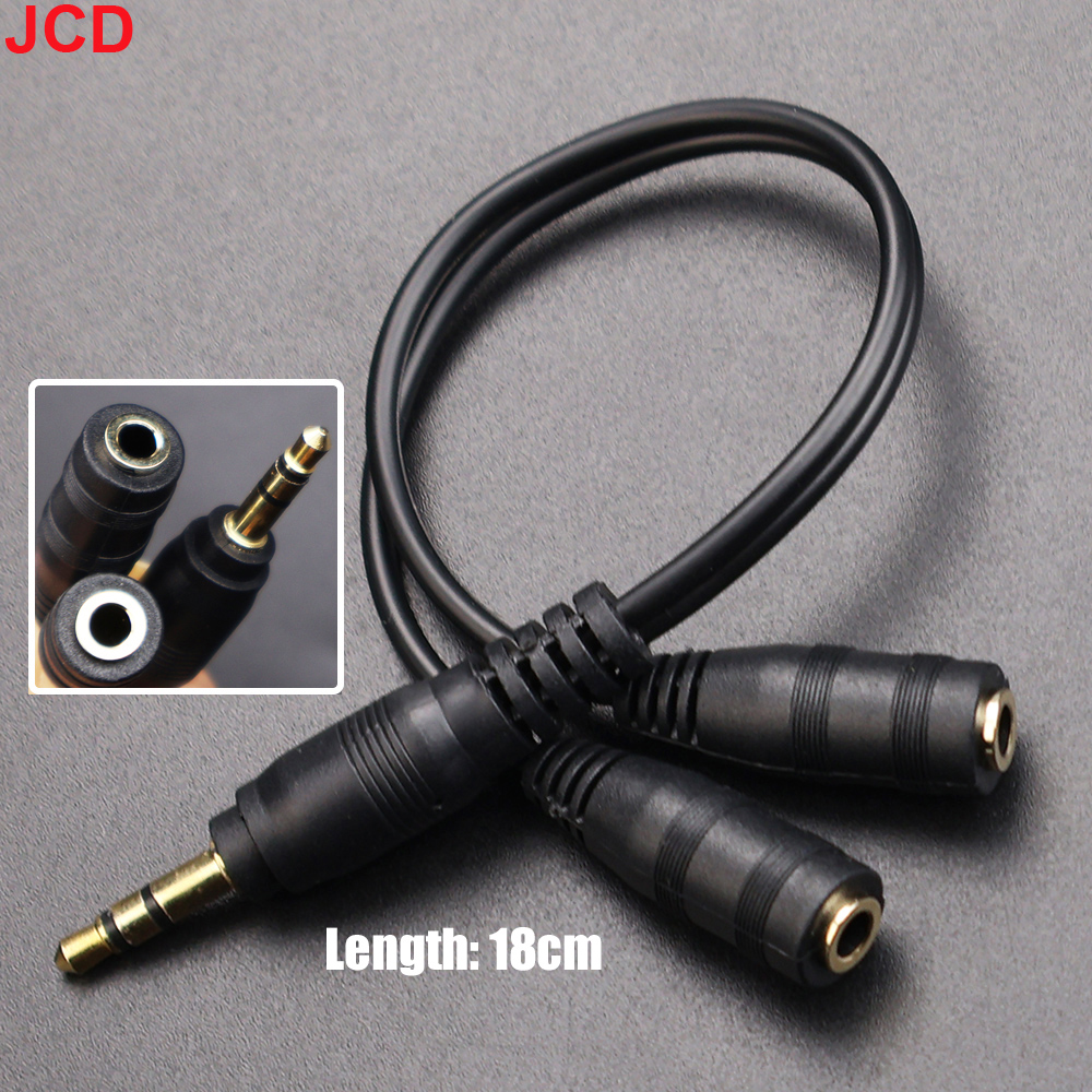 JCD 1Male to 2 Dual Female Y S - Earphone Splitter Jack 评论和价格