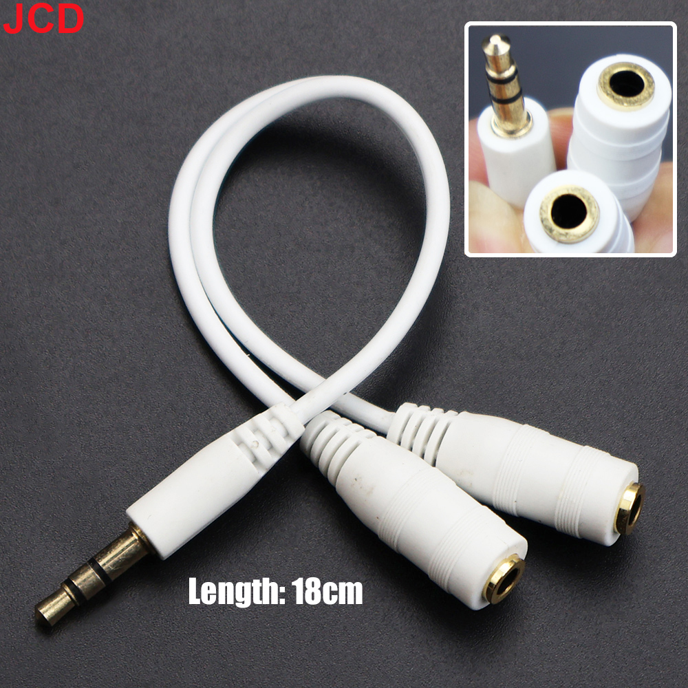 JCD 1Male to 2 Dual Female Y S - Earphone Splitter Jack 评论和价格
