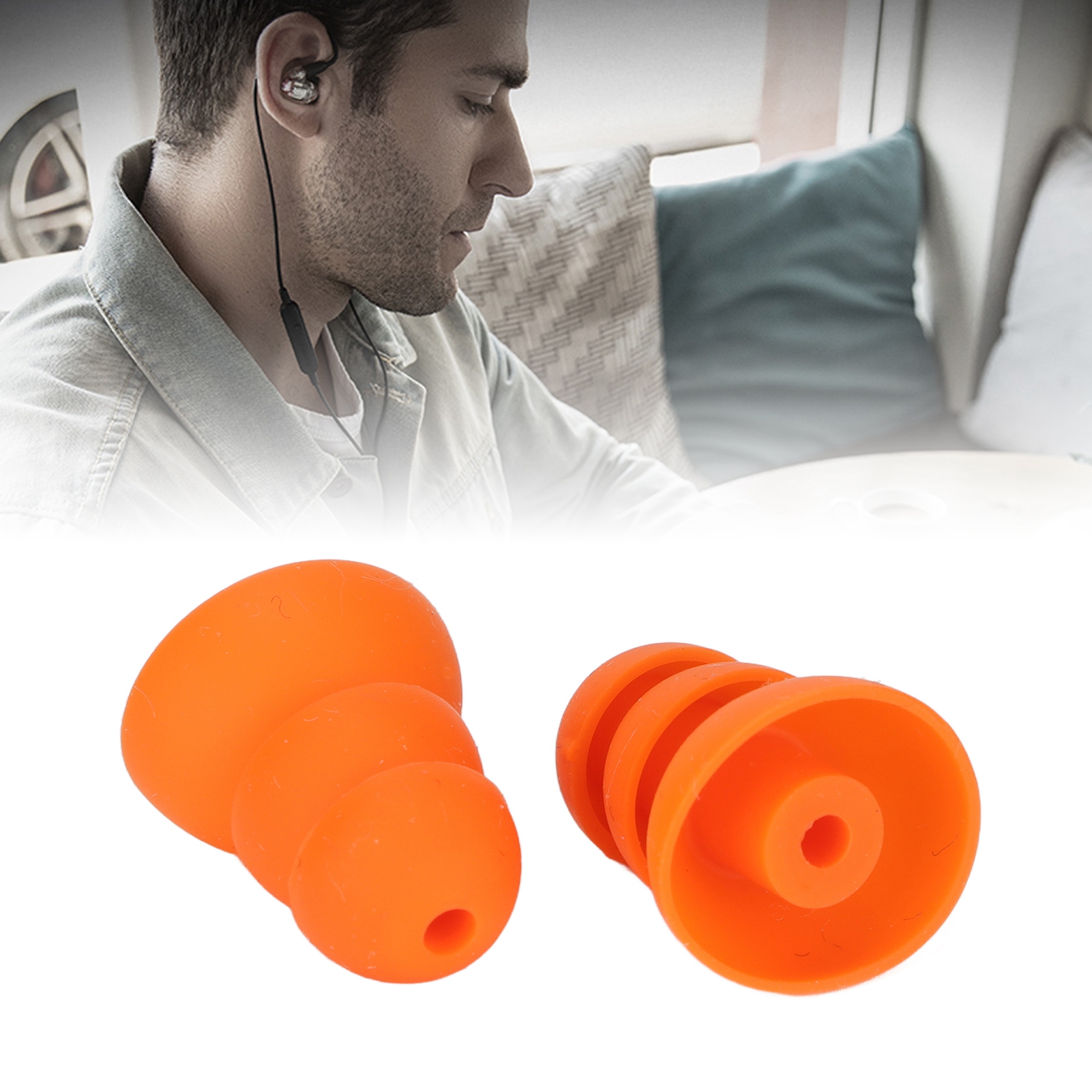 Replacement Orange Replaceable - Silicone Ear Tip Replacement 评论和价格