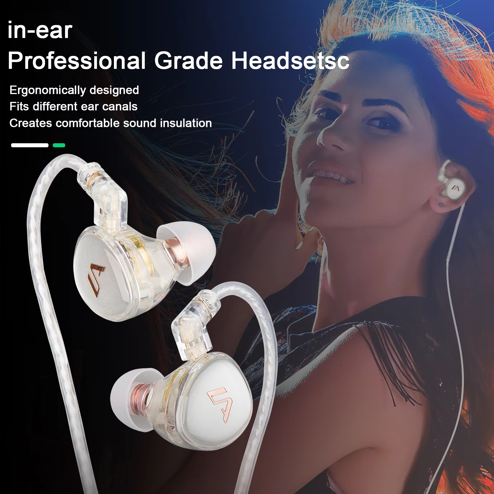 590-599mhz stereo IEM UHF Stag - In Ear Monitor Iem 评论和价格