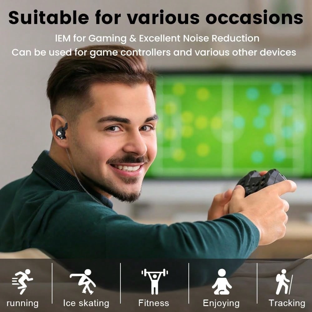 AK6 Gaming Earbuds With Mic –  - Wired Earphone Mic 评论和价格