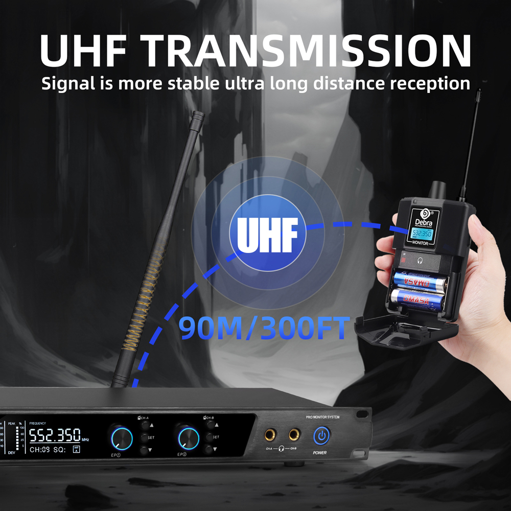 Debra UHF IEM ER-202 Wireless  - In Ear Monitor Iem 评论和价格