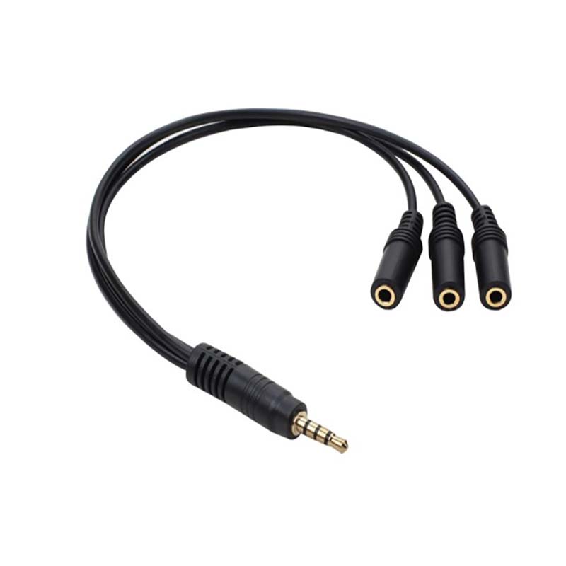 【C】3.5mm 3-Way Port Aux Audio  - Earphone Splitter Jack 评论和价格