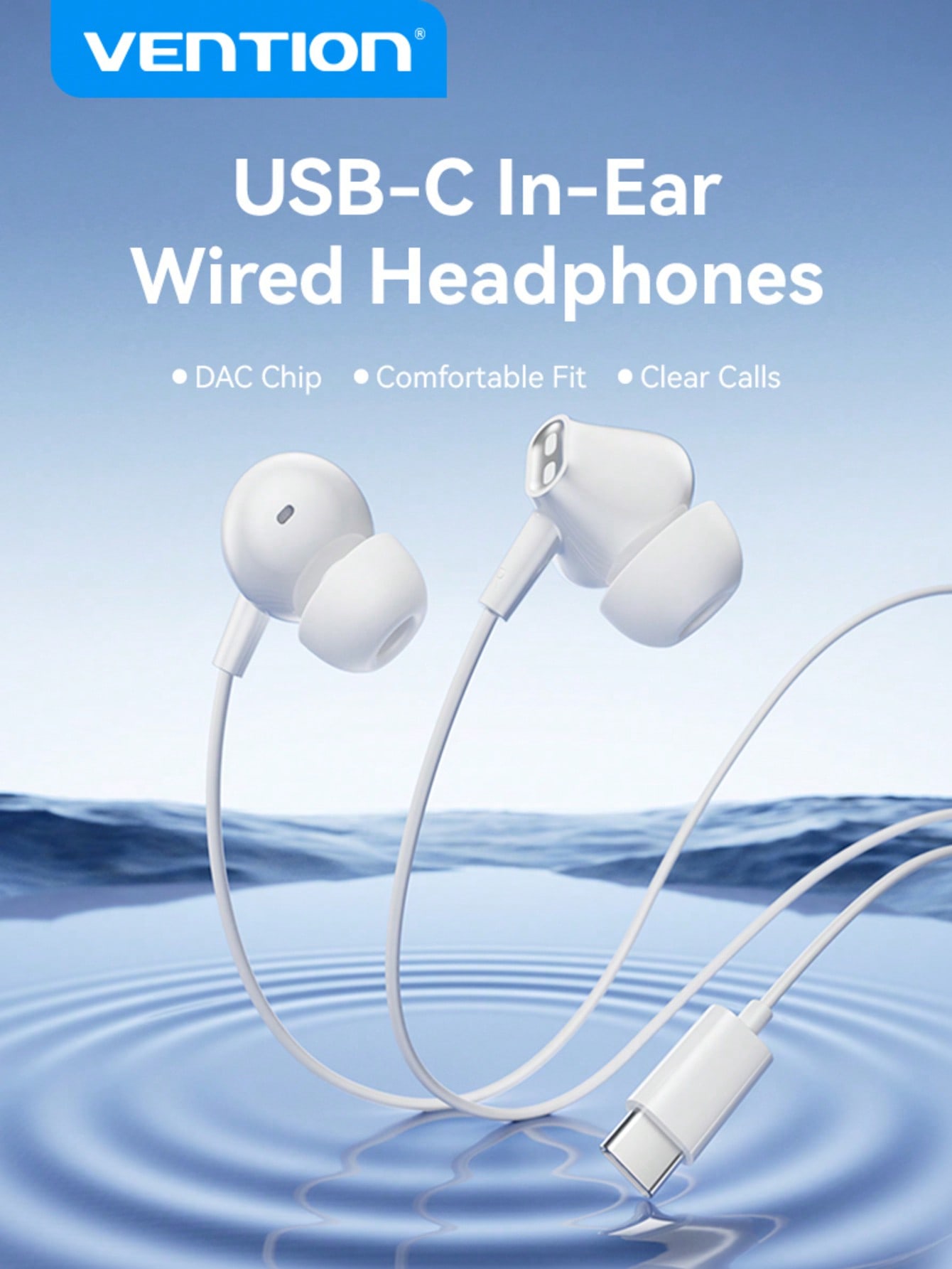 VENTION ECHO LITE USB-C In-Ear - Usb C Earphone 评论和价格