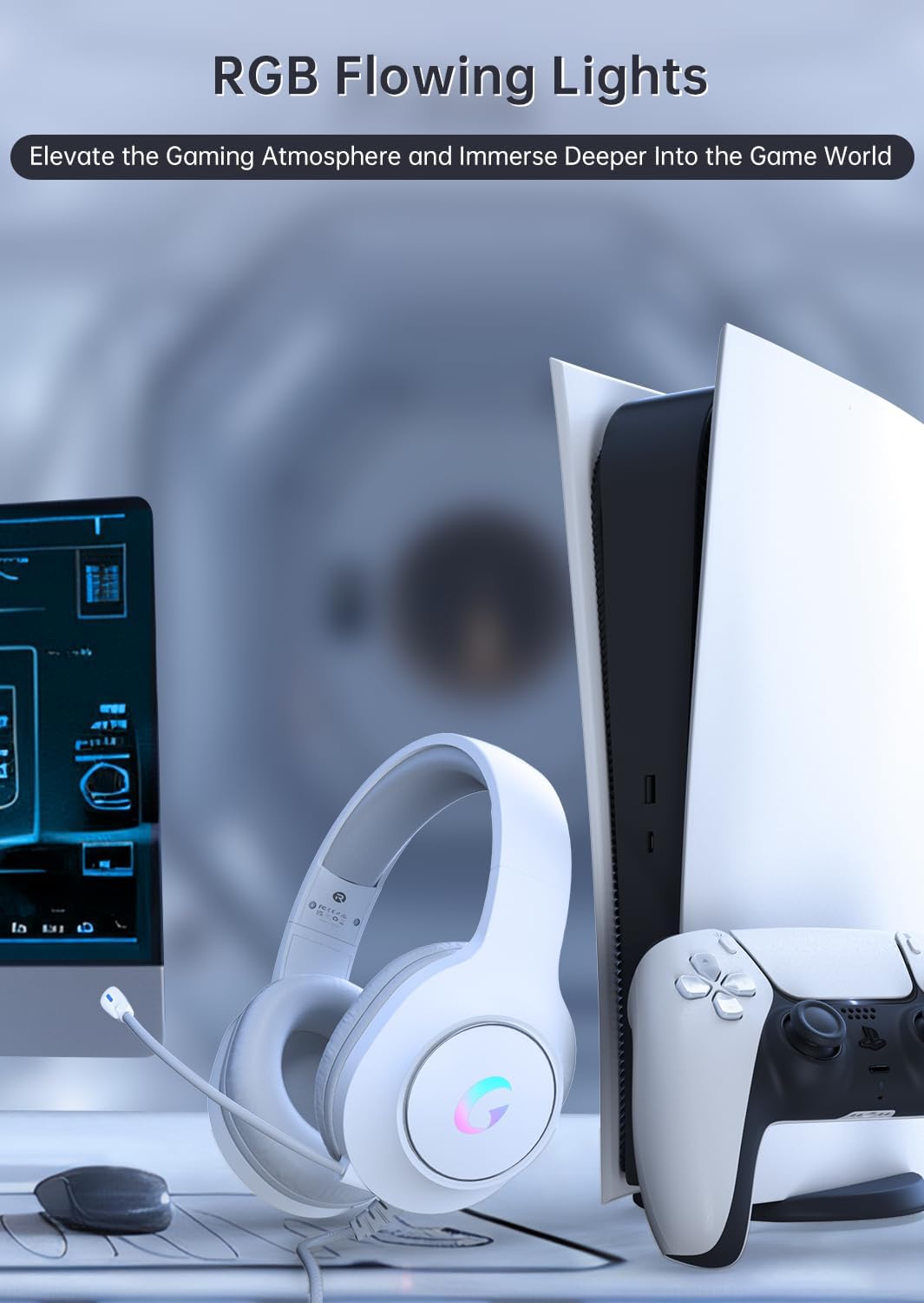 Gaming Headset With 7.1 Surrou - Gaming Headset Rgb 评论和价格