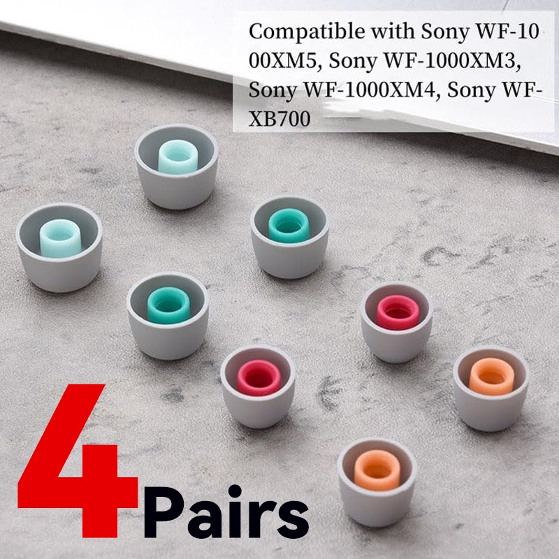 4/1Pairs for Sony Headphone Si - Silicone Ear Tip Replacement 评论和价格