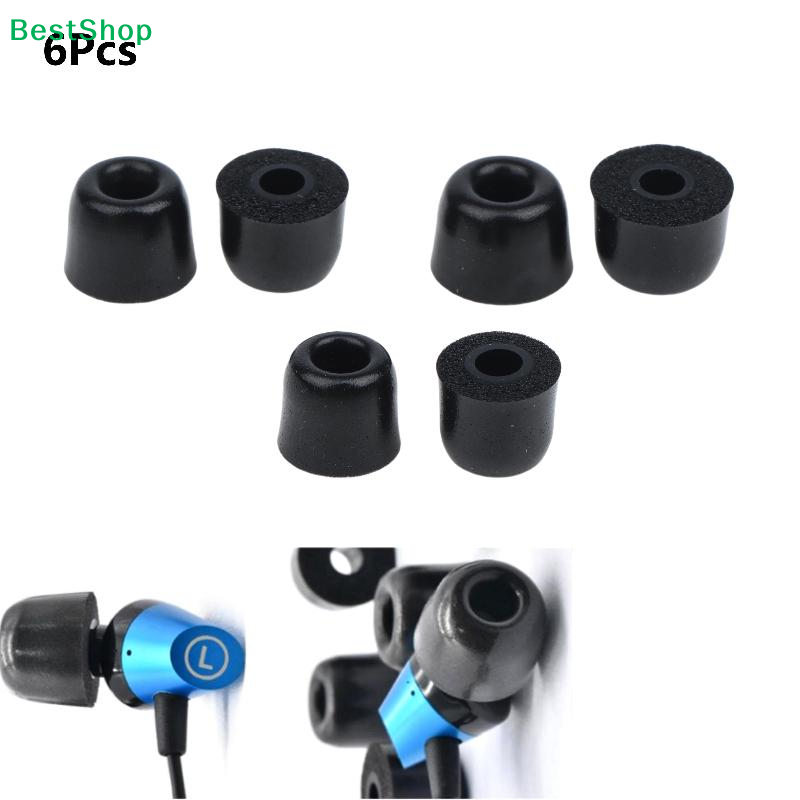 6Pcs 4.5mm Memory Foam Ear Tip - Earphone Foam Tip 评论和价格