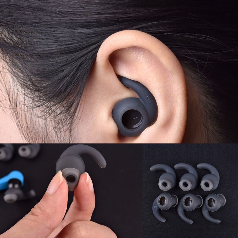 3 Pairs S/M/L In-ear Sports He - Sports Earphone Hook 评论和价格