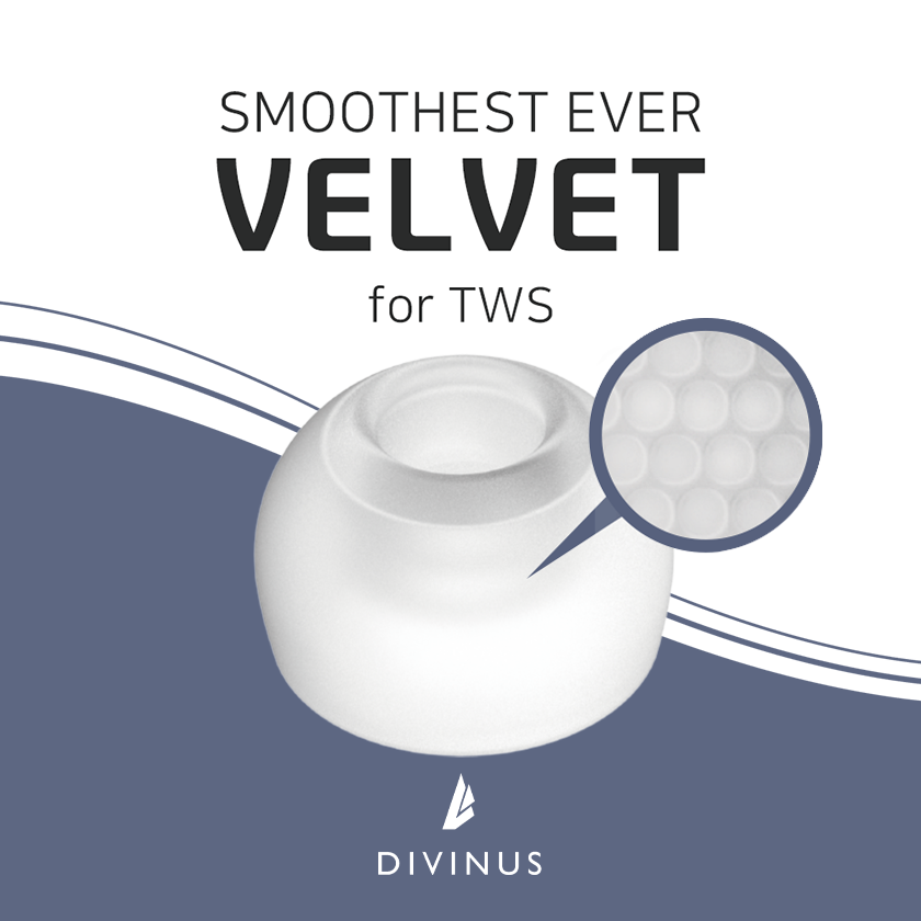 Divinus Velvet Eartips For TWS - Wireless Earbuds Tws 评论和价格