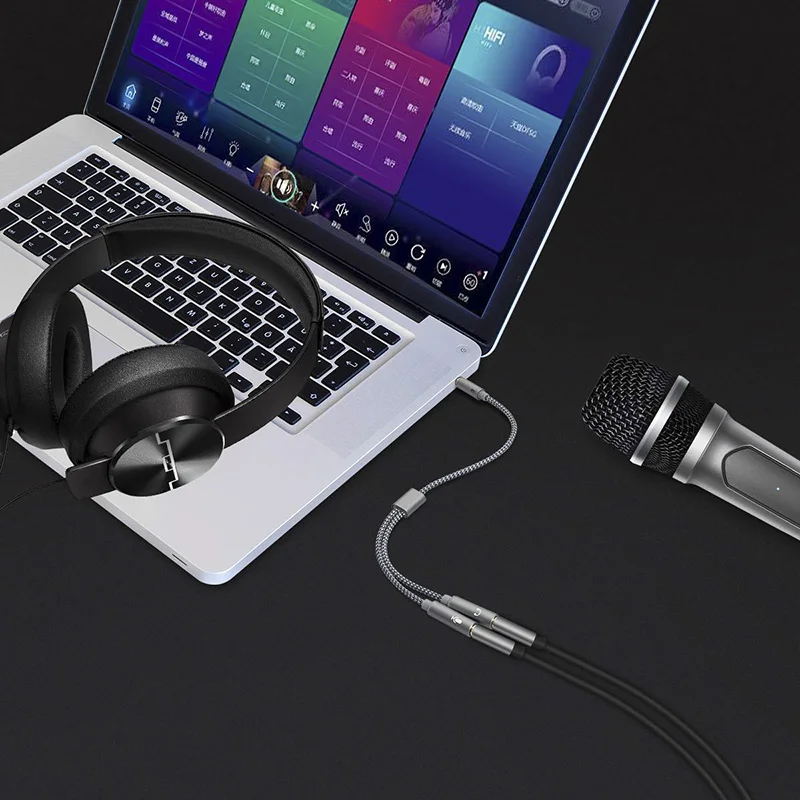 Headset splitter 3.5mm audio m - Earphone Splitter Jack 评论和价格