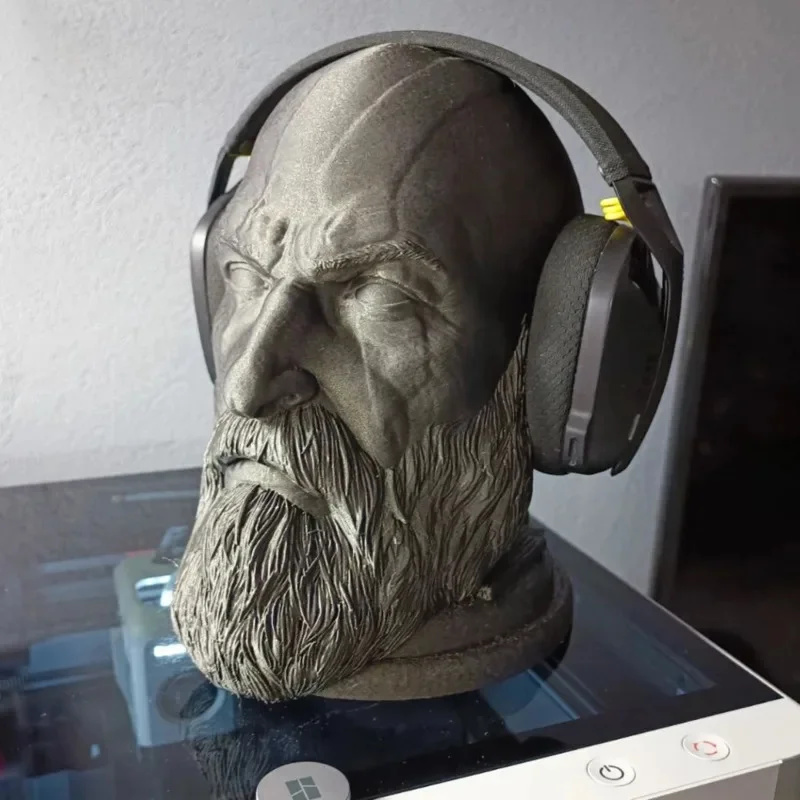 God Of War Kratos Statue Headp - Headphone Stand Desk 评论和价格