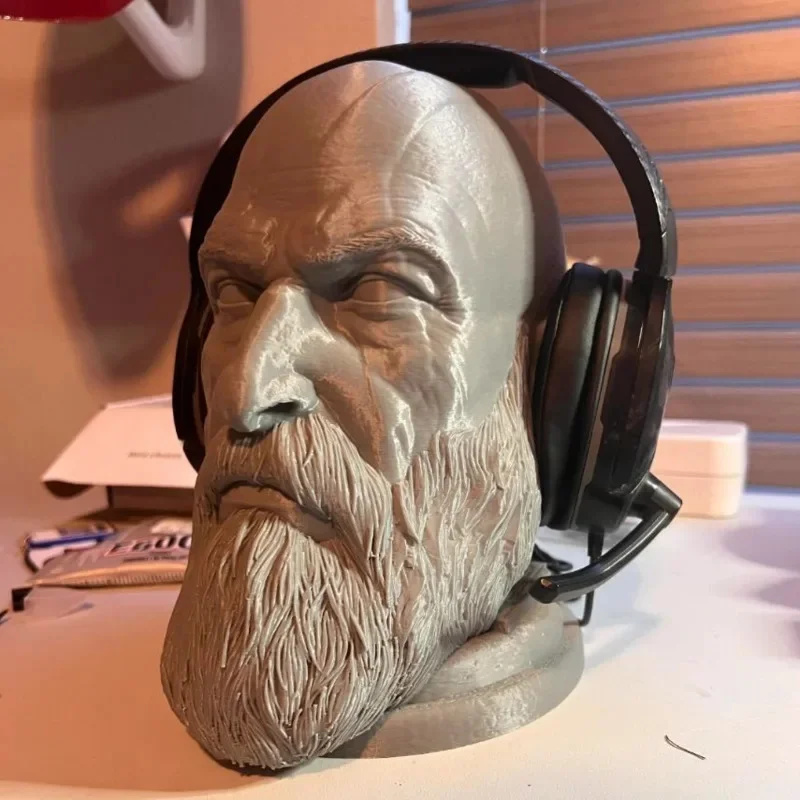 God Of War Kratos Statue Headp - Headphone Stand Desk 评论和价格