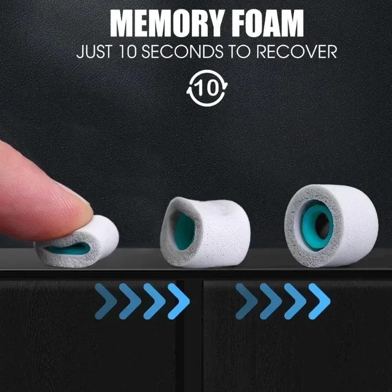 Soft Memory Foam Eartips for S - Earphone Foam Tip 评论和价格