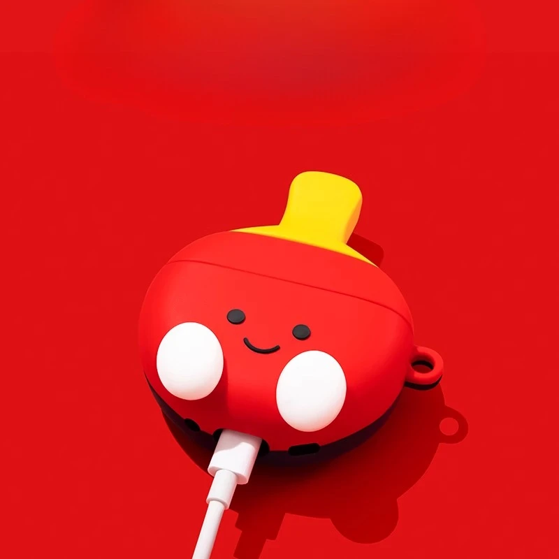 3D Table Tennis Cartoon Cute S - Earbuds Charging Case 评论和价格