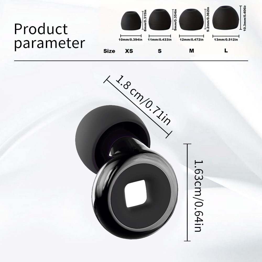 Reusable Silicone Ear Plugs No - Silicone Ear Tip Replacement 评论和价格