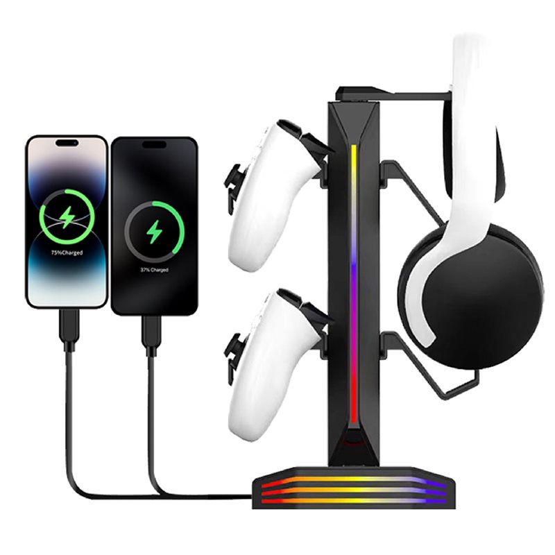 L62A Headphone Stand For Desk  - Gaming Headset Rgb 评论和价格