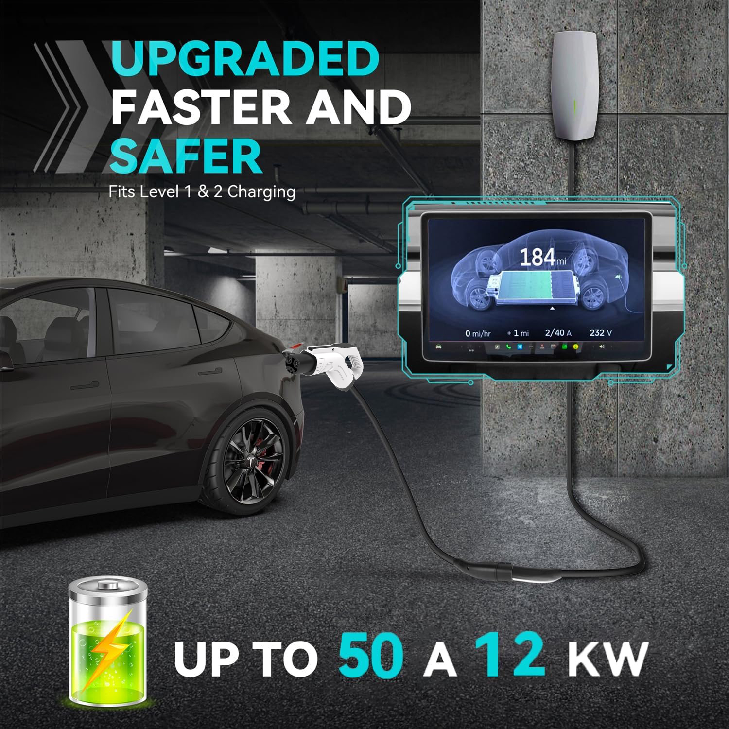 WUFEN Tesla Electric Vehicle C - Cable Extension 3.5 评论和价格