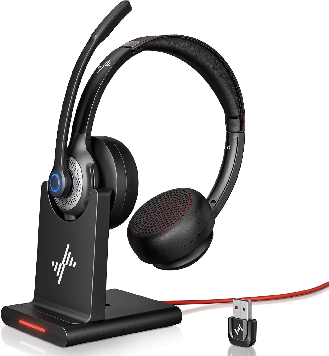 Bluetooth 5.2 Headset with Mic - Bluetooth Headset On Ear 评论和价格
