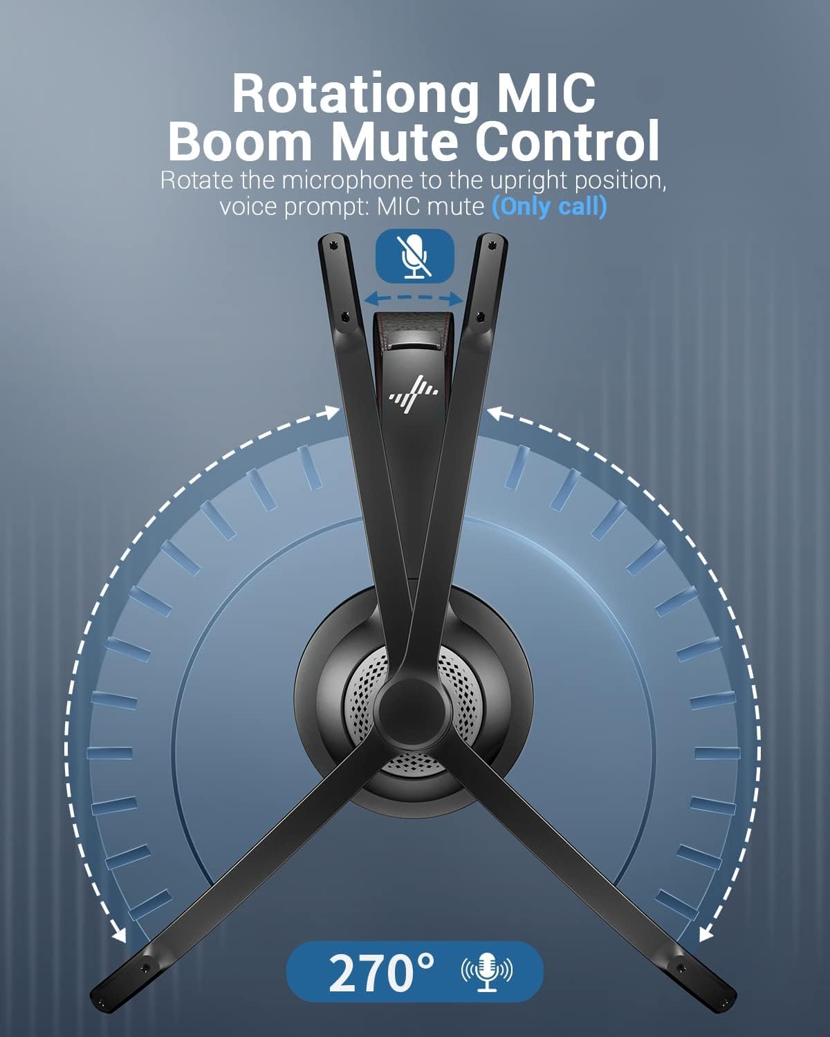 Bluetooth 5.2 Headset with Mic - Bluetooth Headset On Ear 评论和价格
