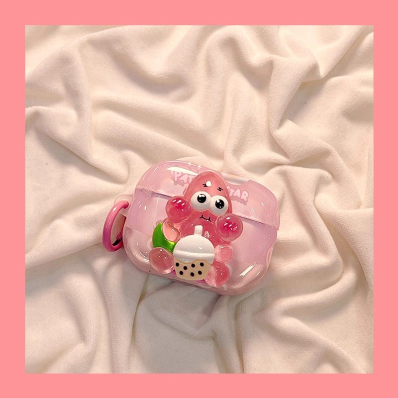 Cute SpongeBob 3D Protective C - Earbuds Charging Case 评论和价格