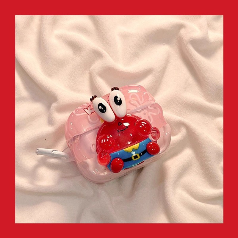Cute SpongeBob 3D Protective C - Earbuds Charging Case 评论和价格